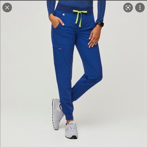 Figs Other - Figs Scrubs Set - Limited Edition - Electric Blue - Zamora Joggers & Catarina